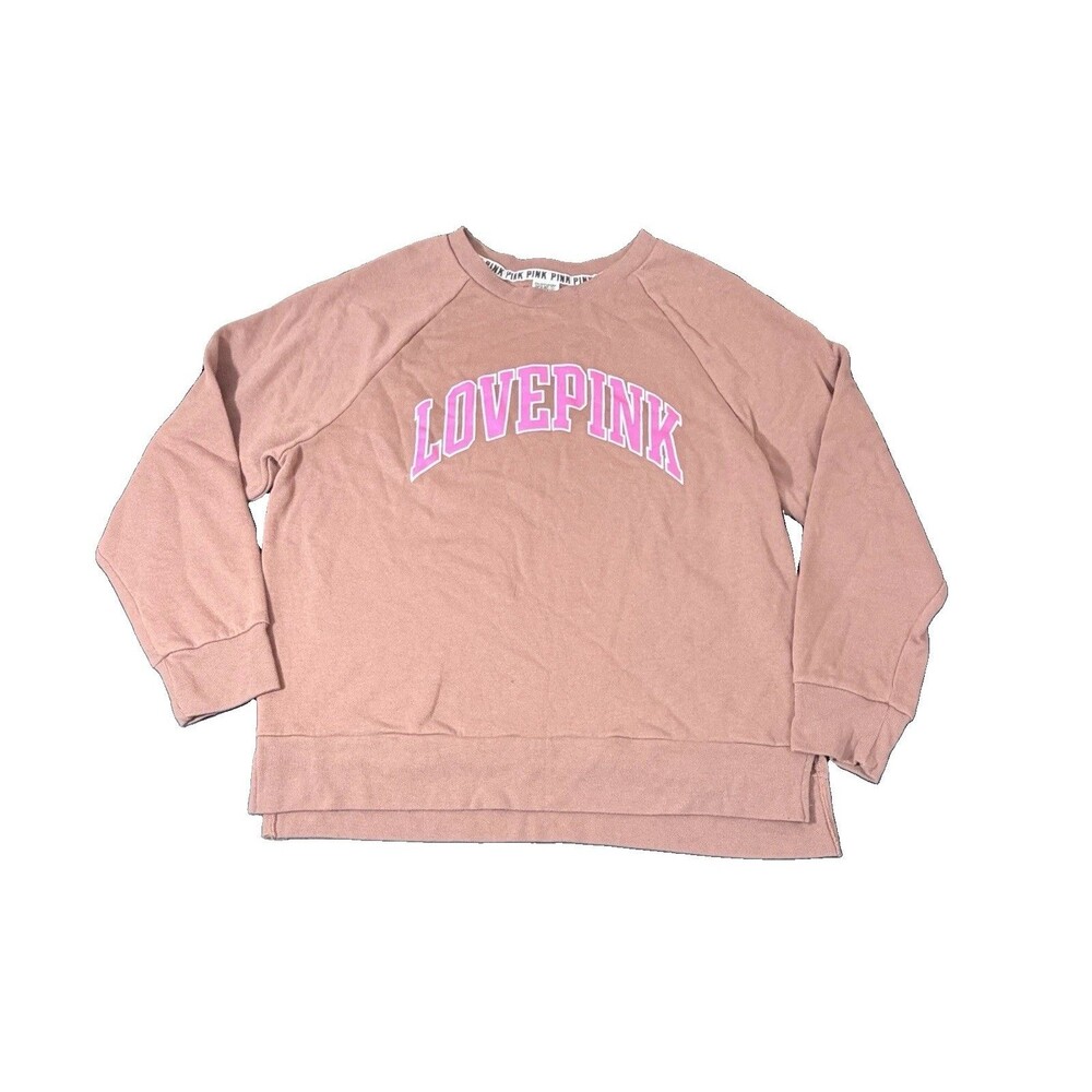 Victoria's Secret PINK Women’s Pink Fleece LOVE PINK Graphic Size Large